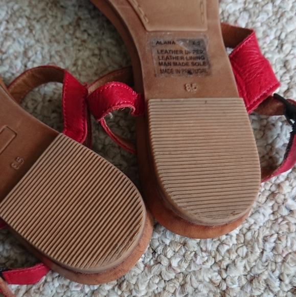 miz mooz alana red Strappy Sandals size 8 - Picture 12 of 13